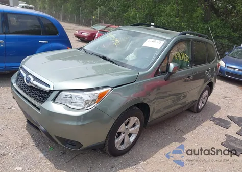 2015 Subaru Forester 2.5I Premium z USA, uszkodzony, nr VIN JF2SJADC1FH813486